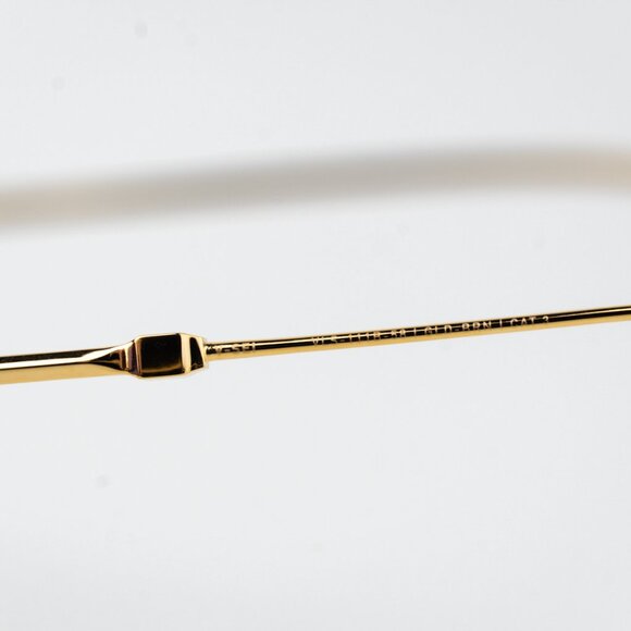 Valentino Women Sunglasses Gold Brown Gradient Mirror Pilot V-SEI VLS 111B 58 - Picture 7 of 14